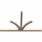Ekena Millwork Richland Smooth Timber Gable Bracket, Douglas Fir, 96"W x 60"H x 3 1/2"D x 3 1/2"F, 15/12 Pitch GBW096X60X0404RIC00SDF - alternate 5